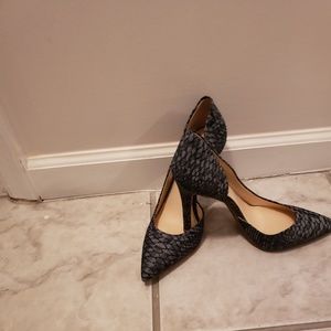 Jessica Simpson Denim Navy Stiletto Pumps